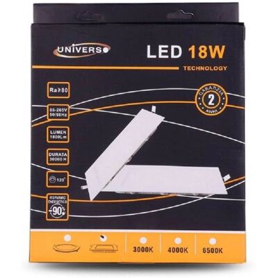 Trade Shop Traesio - P205aq - Warmes Weiß - Slim 18W - LED Panel Trade Shop Traesio - P205aq - Warmes Weiß - Slim 18W - LED Panel