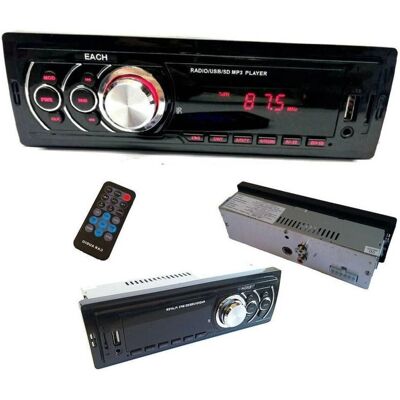 Trade Shop - Autoradio 60Wx4 - USB MicroSD AUX - Car Stereo Trade Shop - Autoradio 60Wx4 - USB MicroSD AUX - Car Stereo