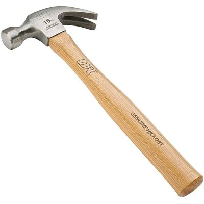 Trade Shop Martello Curvo - Manico in Legno 250g per Muratori e Carpentiere Trade Shop Martello Curvo - Manico in Legno 250g per Muratori e Carpentiere
