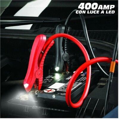 Trade Shop Traesio - Cavi di avviamento batteria - 400A, LED, Auto, Moto Trade Shop Traesio - Cavi di avviamento batteria - 400A, LED, Auto, Moto