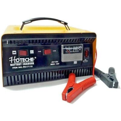 Cargador de batería de auto Trade Shop - 6V/12V, 10A, portátil Cargador de batería de auto Trade Shop - 6V/12V, 10A, portátil