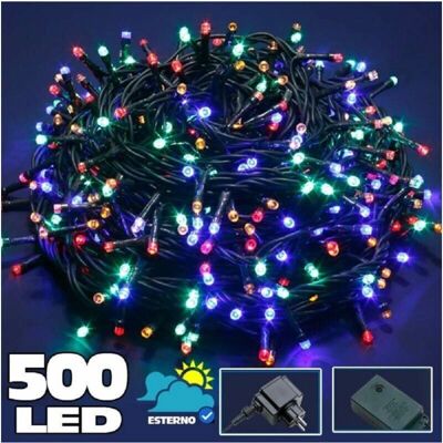 Trade Shop - Mehrfarbige LED Weihnachtslichterkette - 30m Trade Shop - Mehrfarbige LED Weihnachtslichterkette - 30m