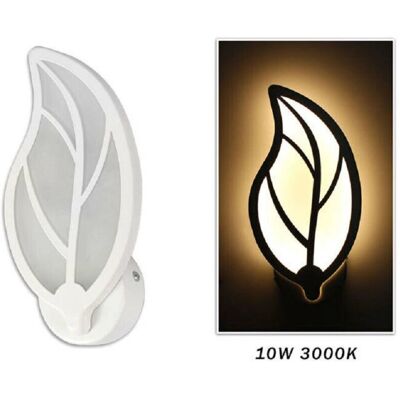 TRADE SHOP TRAESIO - E32 - Foglia - 7W - Lampada da Parete TRADE SHOP TRAESIO - E32 - Foglia - 7W - Lampada da Parete