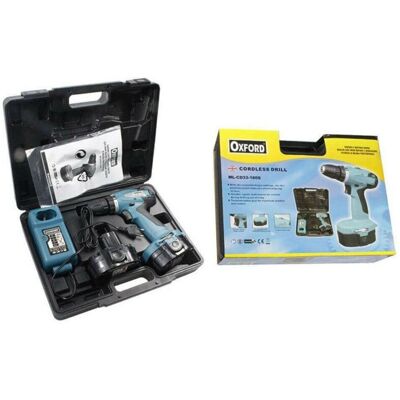 Trade Shop Traesio - Trapano a batteria 18V doppia e compatto Trade Shop Traesio - Trapano a batteria 18V doppia e compatto