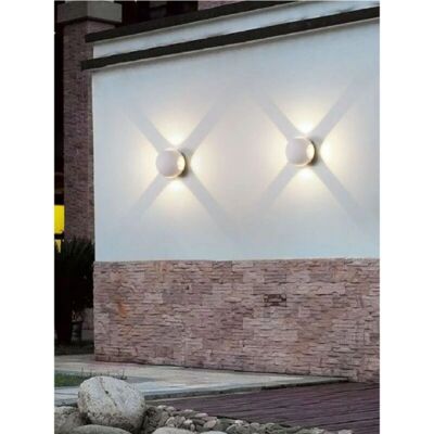 Lámpara de Pared Trade Shop - IP65 Exterior 4 LED 10W - Blanco Lámpara de Pared Trade Shop - IP65 Exterior 4 LED 10W - Blanco