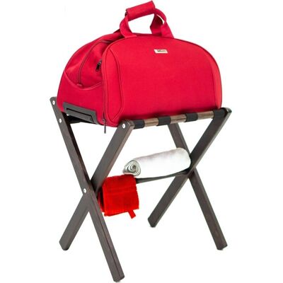 ZSTYLE - Portavaligie - Wengè - cinghie PVC - Luggage rack ZSTYLE - Portavaligie - Wengè - cinghie PVC - Luggage rack