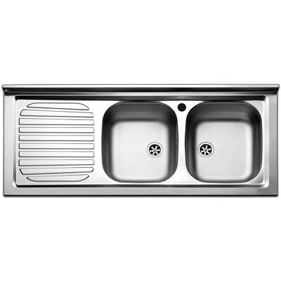 TACOSHOP - Lavello inox 120 cm - Scolapiatti a sinistra - Sink TACOSHOP - Lavello inox 120 cm - Scolapiatti a sinistra - Sink