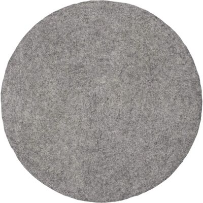 Tapis en Laine Carl Rond Gris - Tapis - Publicité Tapis en Laine Carl Rond Gris - Tapis - Publicité