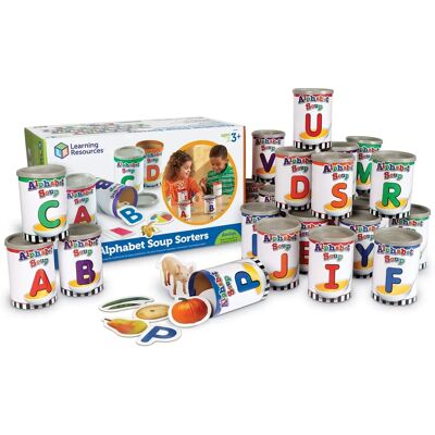Learning Resources - Juego de clasificación de sopa de letras - Juego educativo Learning Resources - Juego de clasificación de sopa de letras - Juego educativo