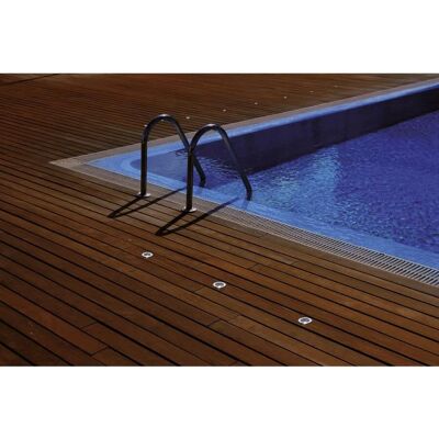 SILAMP SILAMP 12V Spot Extérieur Encadré 1W IP65 45° Blanc Chaud - Publicité SILAMP SILAMP 12V Spot Extérieur Encadré 1W IP65 45° Blanc Chaud - Publicité