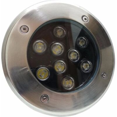 Spot LED Encastrable Sol 9W Blanc Neutre - Éclairage Extérieur - Publicité Spot LED Encastrable Sol 9W Blanc Neutre - Éclairage Extérieur - Publicité