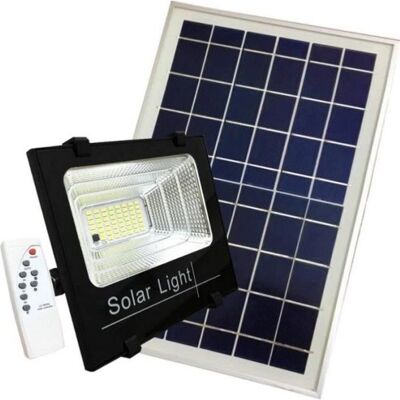 Silumen Projecteur solaire LED 25W dimmable - Blanc - Publicité Silumen Projecteur solaire LED 25W dimmable - Blanc - Publicité