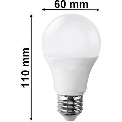 Ampoule LED Silamp 9W E27 - 180° - Pack de 10 - Publicité Ampoule LED Silamp 9W E27 - 180° - Pack de 10 - Publicité