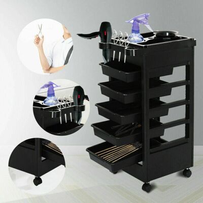 HYGRAD - 6 Tier - Beauty Salon - Nail Technician - Trolley HYGRAD - 6 Tier - Beauty Salon - Nail Technician - Trolley