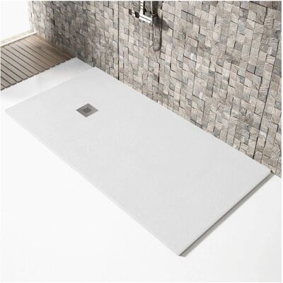 Stano Madison Ducha de Resina Ultra Fina - Blanco - Plato de ducha Stano Madison Ducha de Resina Ultra Fina - Blanco - Plato de ducha