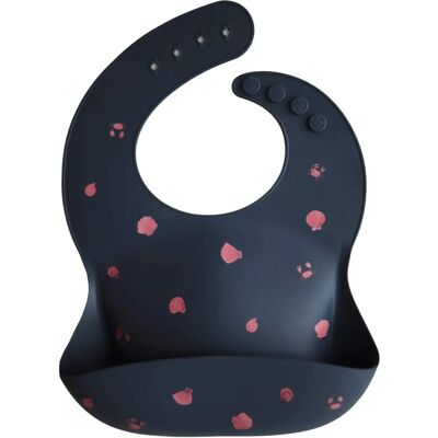 Mushie Babador de Bebê - Conchas Azuis - Babador para Bebê Mushie Babador de Bebê - Conchas Azuis - Babador para Bebê