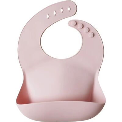 Mushie Bavoir en Silicone Rose - Bavoirs pour Bébé - Publicité Mushie Bavoir en Silicone Rose - Bavoirs pour Bébé - Publicité