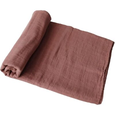 Mushie Βιολογική Βαμβακερή Κουβέρτα - Κονιάκ - 120x120 cm - Κουβέρτα τυλίγματος Mushie Βιολογική Βαμβακερή Κουβέρτα - Κονιάκ - 120x120 cm - Κουβέρτα τυλίγματος