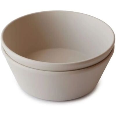 Mushie Vanille Bol pour Enfants - Dinnerware Bowl - Publicité Mushie Vanille Bol pour Enfants - Dinnerware Bowl - Publicité