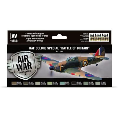 Vallejo - RAF & FAA Batalha Especial da Grã-Bretanha - Colouring Kit Vallejo - RAF & FAA Batalha Especial da Grã-Bretanha - Colouring Kit