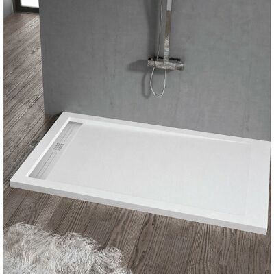 Stano Elite 80x130cm Duschwanne - Widerstandsfähiges Weißes Schiefer-Finish Stano Elite 80x130cm Duschwanne - Widerstandsfähiges Weißes Schiefer-Finish