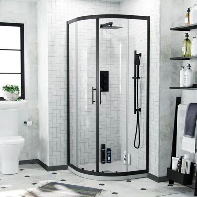 NES - Saturn - Black - 800x800 - Shower Enclosure NES - Saturn - Black - 800x800 - Shower Enclosure