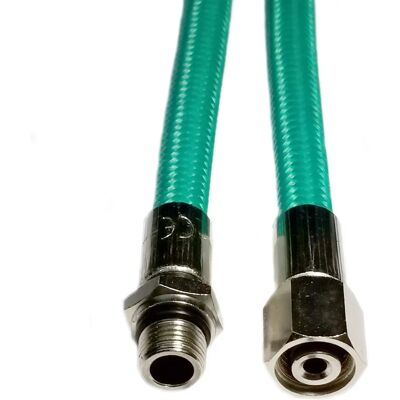 Manguera reguladora Metalsub - 76cm Flexible 1/2'' UNF Verde Manguera reguladora Metalsub - 76cm Flexible 1/2'' UNF Verde