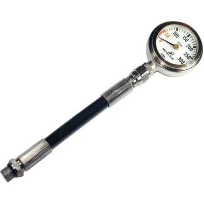 Manometro Metalsub Tech in Vetro Temperato - 15cm Manometro Metalsub Tech in Vetro Temperato - 15cm