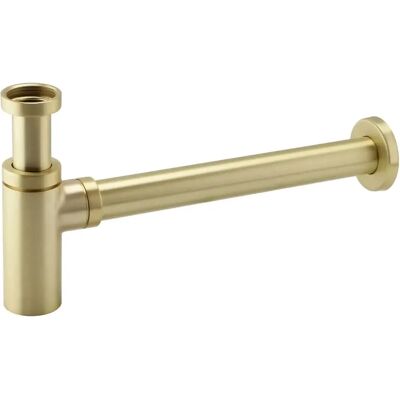 Architeckt Brass Round Bottle Trap 1 1/4" - Bottle Trap Architeckt Brass Round Bottle Trap 1 1/4" - Bottle Trap