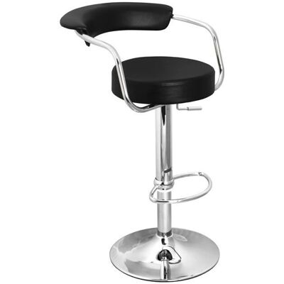 Netfurniture Lazio Tabouret de bar réglable - Hauteur réglable, Pivotant, Chrome - Publicité Netfurniture Lazio Tabouret de bar réglable - Hauteur réglable, Pivotant, Chrome - Publicité