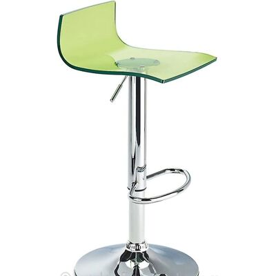 Netfurniture - Tabouret de bar de petit-déjeuner en acrylique transparent Wye - vert - Publicité Netfurniture - Tabouret de bar de petit-déjeuner en acrylique transparent Wye - vert - Publicité