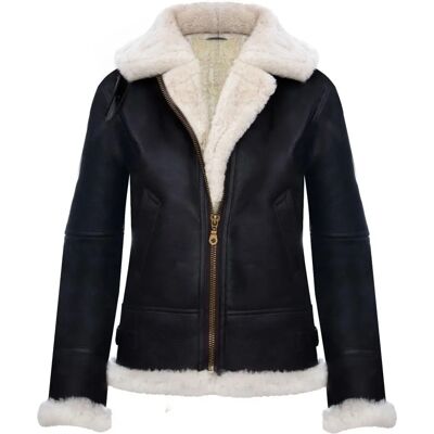 Infinity Leather Palermo Braun Kapuzen Sheepskin Flying Jacket - Flying Jacket Infinity Leather Palermo Braun Kapuzen Sheepskin Flying Jacket - Flying Jacket