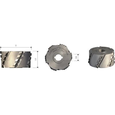 Mobiltecnica - MTECF011.20 - D80 - 30° - Fresa de diamante Mobiltecnica - MTECF011.20 - D80 - 30° - Fresa de diamante