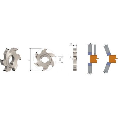 Mobiltecnica MTECF029.2 - Fresa para cantos - 70mm Mobiltecnica MTECF029.2 - Fresa para cantos - 70mm