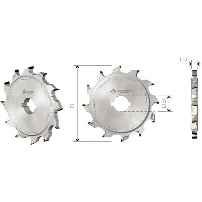 Mobiltecnica MTECF035.1 Cortador de canales ajustable de diamante Mobiltecnica MTECF035.1 Cortador de canales ajustable de diamante