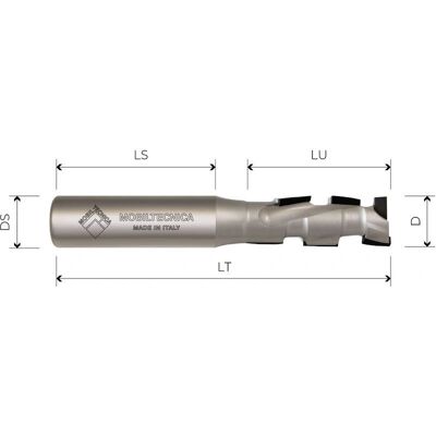 Fresa diamantata MTEC011.8 - Diametro 10mm Fresa diamantata MTEC011.8 - Diametro 10mm