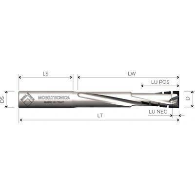 Mobiltecnica MTEC052.8 - Fresa de Diamante - Alta Rendimiento Mobiltecnica MTEC052.8 - Fresa de Diamante - Alta Rendimiento