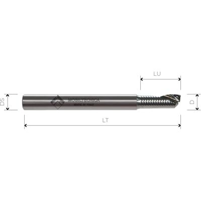 MOBILTECNICA - MTEC501.27 - Diametro 8mm - End mill MOBILTECNICA - MTEC501.27 - Diametro 8mm - End mill