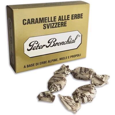 Lizofarm Peter Caramelle Bronchiali al Propoli - Caramelle alle erbe balsamiche e rinfrescanti, con propoli benefico per la gola. Lizofarm Peter Caramelle Bronchiali al Propoli - Caramelle alle erbe balsamiche e rinfrescanti, con propoli benefico per la gola.