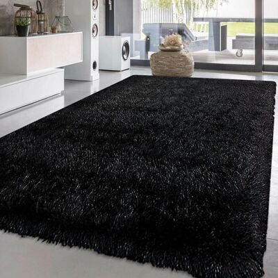 PRiME - Natty Rug - Black - 160 x 230 cm - Rug PRiME - Natty Rug - Black - 160 x 230 cm - Rug