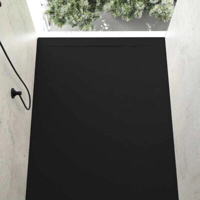 Stano Plato de ducha resina ultraslim 80x180cm - Negro - Plato de ducha Stano Plato de ducha resina ultraslim 80x180cm - Negro - Plato de ducha