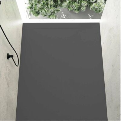 Plato de ducha de resina 90x110cm Antracita - Stano Plato de ducha de resina 90x110cm Antracita - Stano