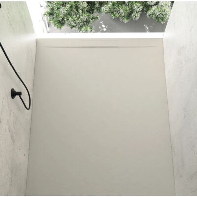 STANO. Plato de ducha ultrafino de resina - 70x190 cm, arena, antideslizante C3, personalizable STANO. Plato de ducha ultrafino de resina - 70x190 cm, arena, antideslizante C3, personalizable