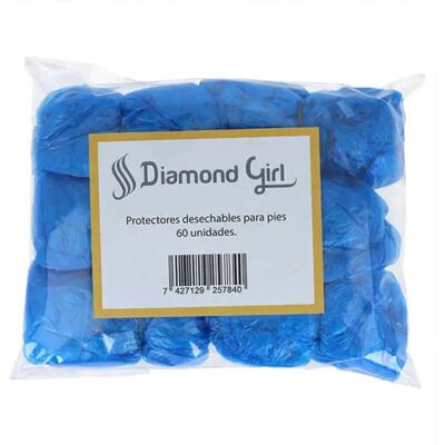 Cubierta de pies desechable Diamond Girl - Protección para calzado - 60 uds Cubierta de pies desechable Diamond Girl - Protección para calzado - 60 uds