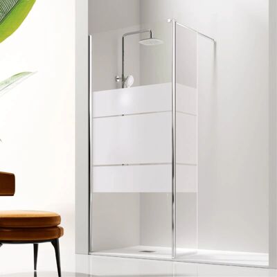 KASSANDRA Panel de Ducha - Reversible 105-125cm Vidrio Templado KASSANDRA Panel de Ducha - Reversible 105-125cm Vidrio Templado
