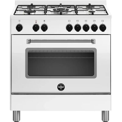 Bertazzoni AMN855EBV/24 75 L Gás Natural Branco Fogão Bertazzoni AMN855EBV/24 75 L Gás Natural Branco Fogão