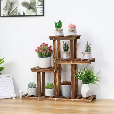 Unho - 4-Tier Plant Stand - Estante para plantas Unho - 4-Tier Plant Stand - Estante para plantas