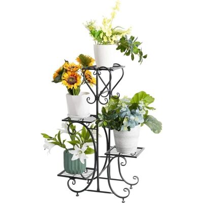 UNHO - Multinivel - Black - Iron - Plant shelf UNHO - Multinivel - Black - Iron - Plant shelf