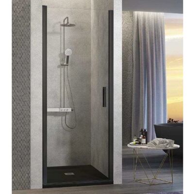 Kassandra Modelo NARDI Puerta de Ducha Negro Mate 55-84cm Kassandra Modelo NARDI Puerta de Ducha Negro Mate 55-84cm