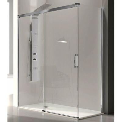 Kassandra - Mampara de ducha con puerta corredera - 170cm - Reversible Kassandra - Mampara de ducha con puerta corredera - 170cm - Reversible